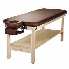 MT伊森福特SEF+H+S木质固定式按摩床带储物柜美容床推拿床理疗床可定制皮革颜色