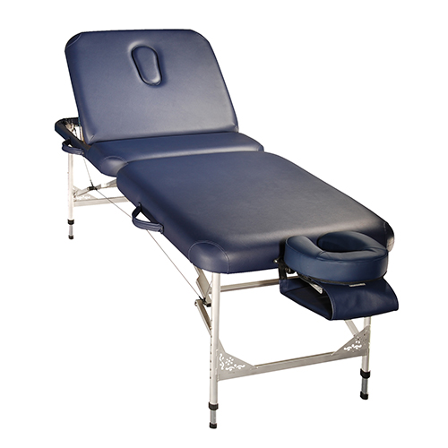 MT维格德科铝制带靠背按摩床理疗床护理床美容沙龙床折叠便携床医用矫正床
