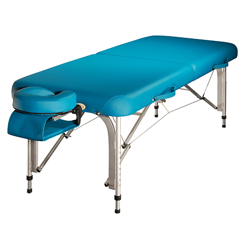 MT祖马纪念版蓝色桌面便携式铝制按摩床美容床美容床护理理疗床推拿spa床