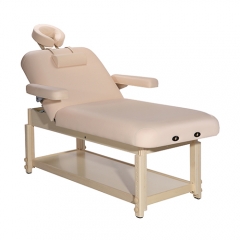 MT亚瑟-提克SAT木质固定式按摩床美容床推拿床理疗床带储物柜按摩院用可定制