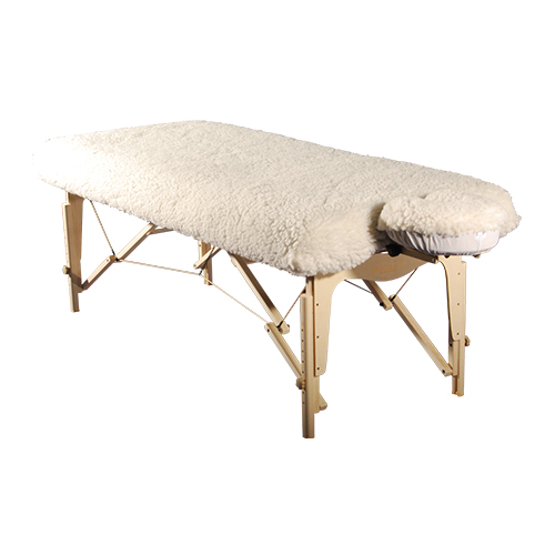 MT本色按摩床用豪华型仿羊羔绒床罩2件套美容床罩床单床盖面枕套
