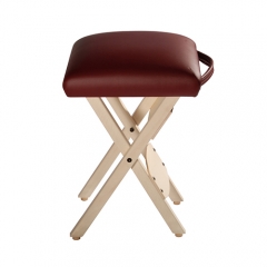 MTMS03便携式木制折叠凳技师凳实木美容凳师傅椅大工椅马扎椅家用