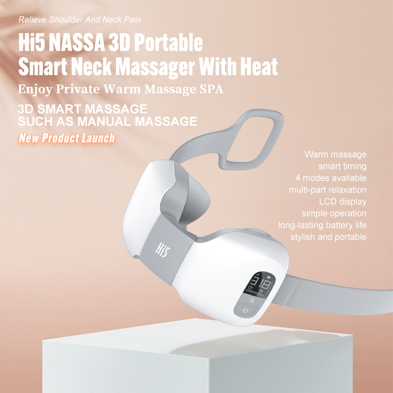 New Product Launch! Hi5 NASSA 3D Portable Smart Neck Massager With Heat