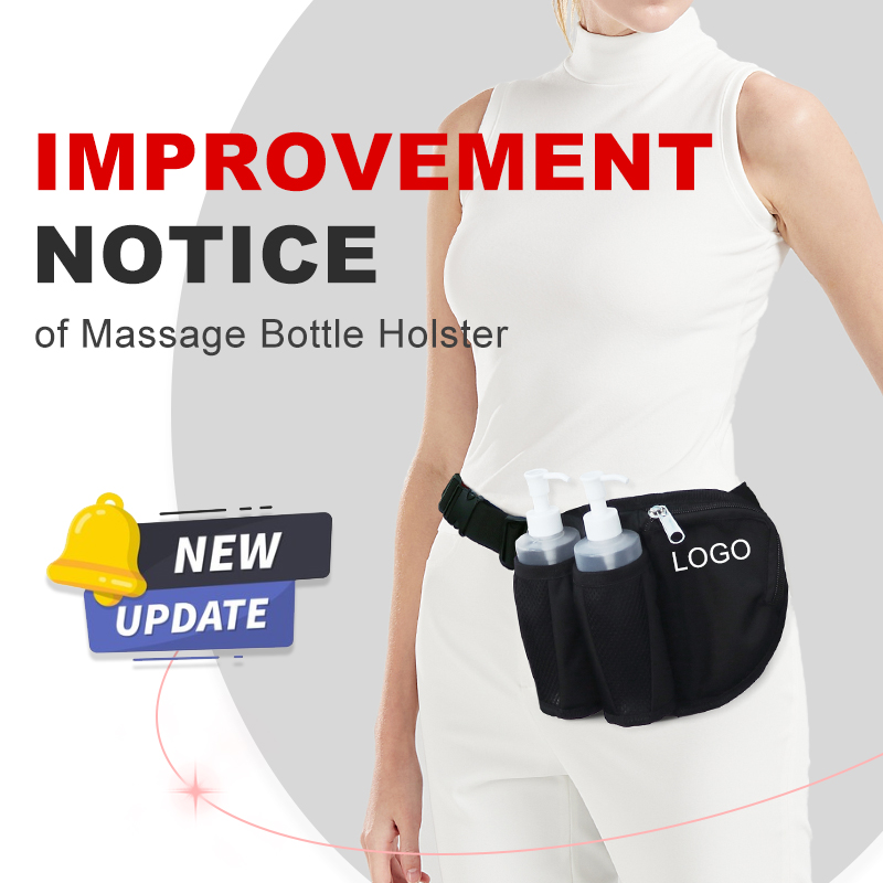 Massage Bottle Holster New Upgrade Heavy Duty Nylon Adjustable Band Thickened Padding Massage Oil Aiding