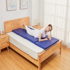 MT4段折叠式海绵榻榻米床垫带沉孔按摩垫瑜伽垫放松神器