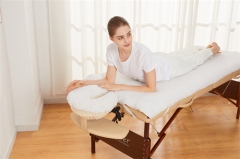 MT本色按摩床用标准型仿羊羔绒床罩2件套美容床罩床单床盖面枕套